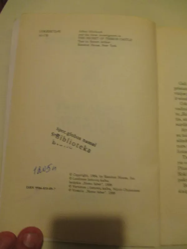 Siaubo pilies paslaptis - Robertas Arturas, knyga 4