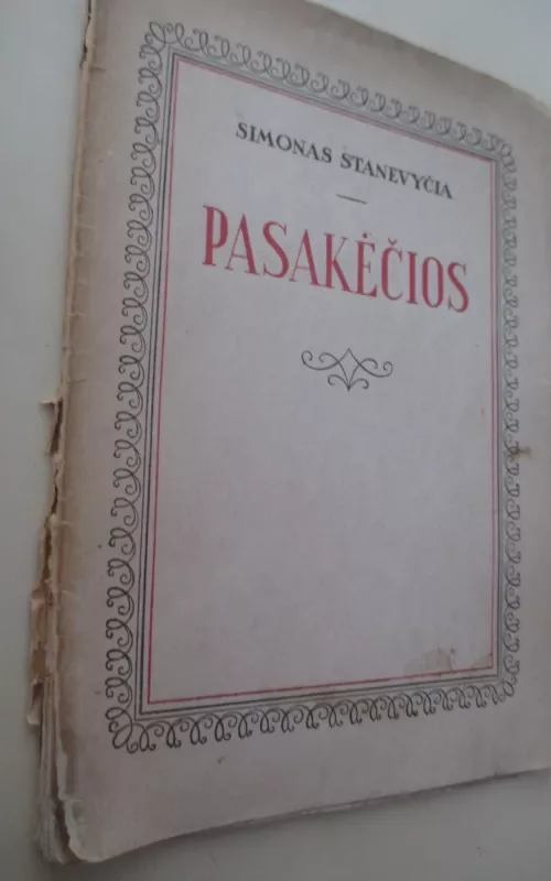 Pasakėčios - Simonas Stanevyčia, knyga