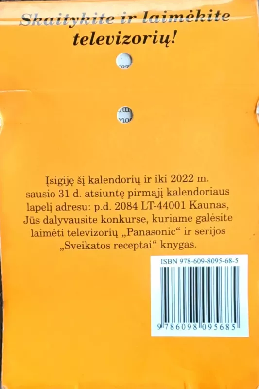 SVEIKATOS PATARIMAI 2022 - Autorių Kolektyvas, knyga 3