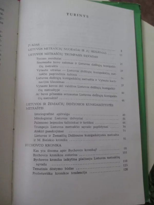 Lietuvos metraščiai - M. Jučas, knyga 5