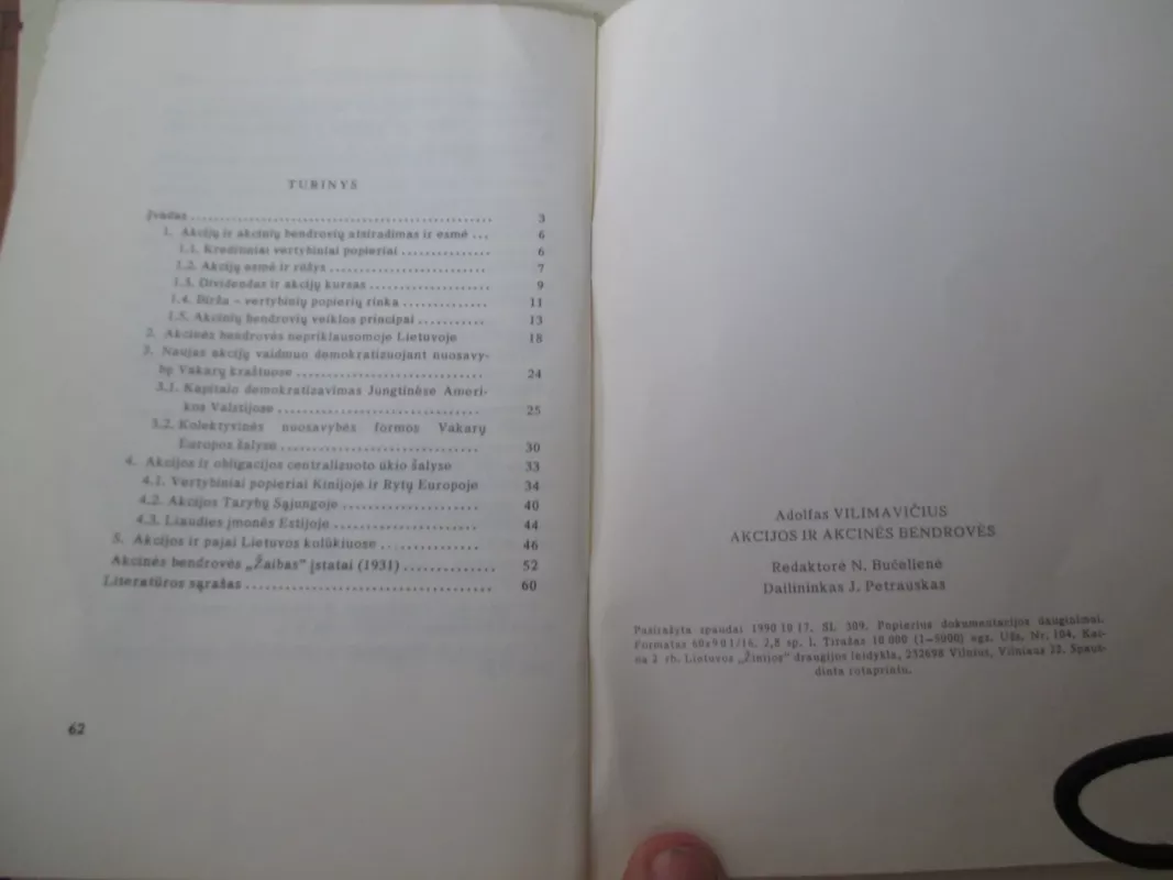 Akcijos ir akcinės bendrovės - A. Vilimavičius, knyga 5
