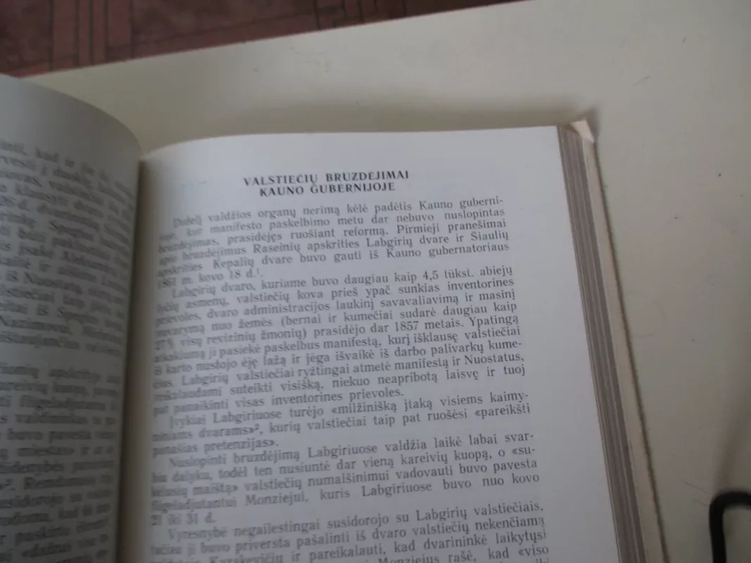 Lietuvos valstiečiai XIX amžiuje - K. Jablonskis, J.  Jurginis, knyga 4