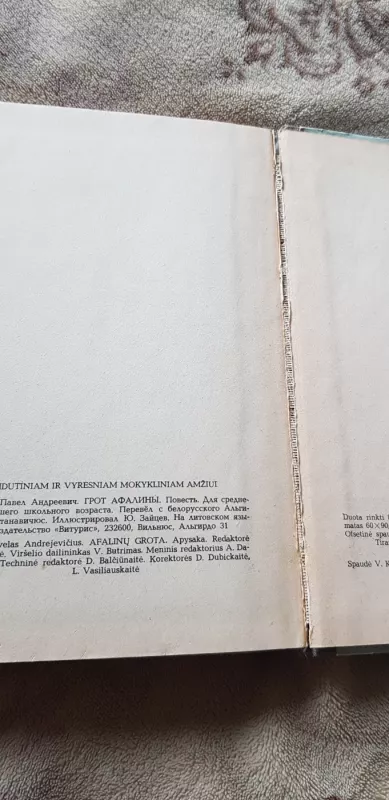 Afalinų grota - Pavelas Misko, knyga 6