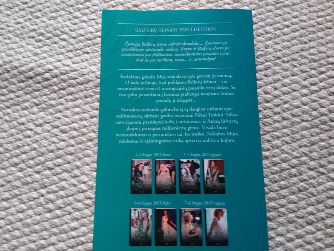 Mija ir įtakingasis graikas - Michelle Reid, knyga 3