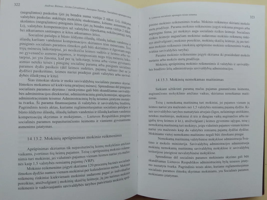 Socialinės apsaugos teisė - Audrius Bitinas, Midas  Urbonavičius, knyga 6