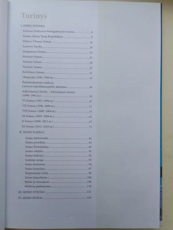 Lietuvos Respublikos Seimas - LR Seimo kanceliarija, knyga 3