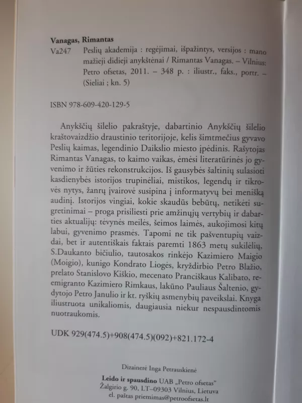 Peslių akademija - Rimantas Vanagas, knyga 3