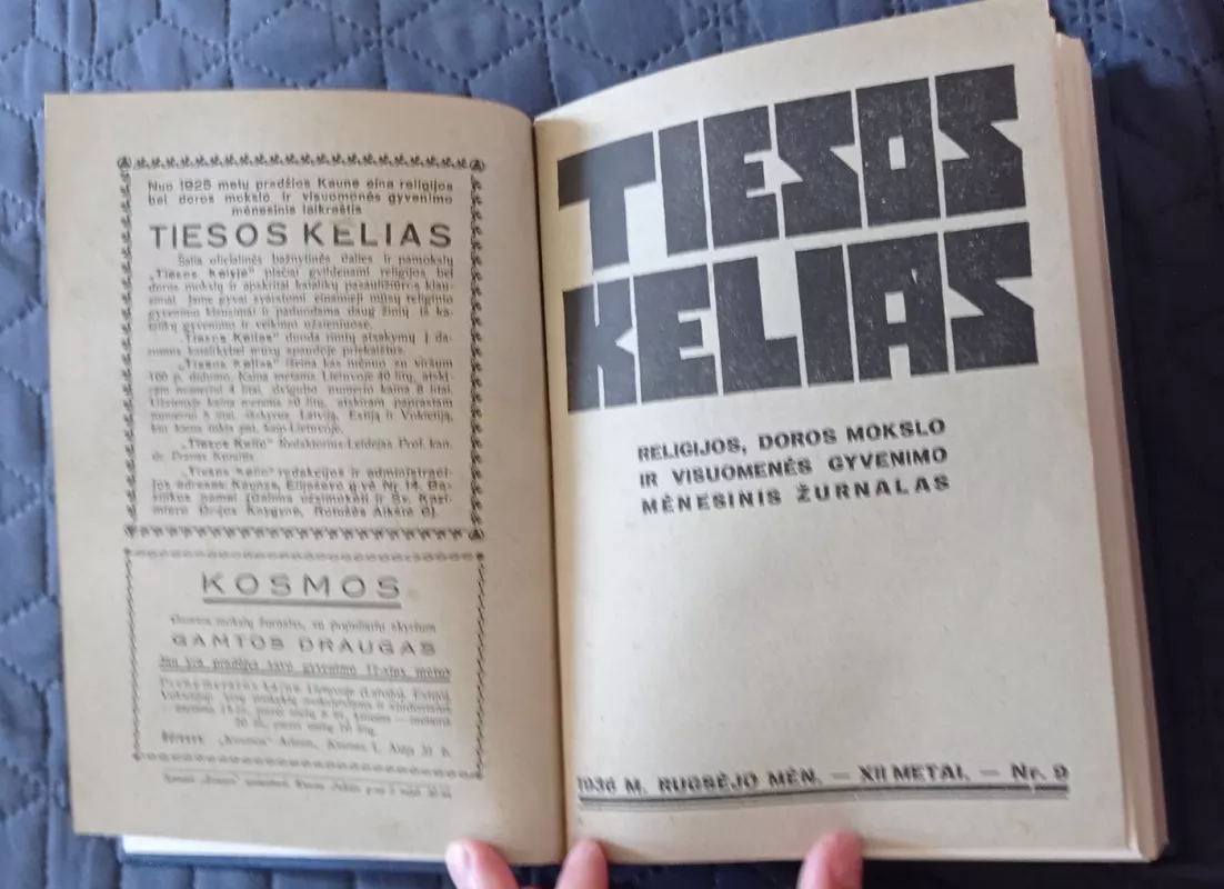 Tiesos kelias 1936 m. Nr. 7-12. - Autorių Kolektyvas, knyga 4