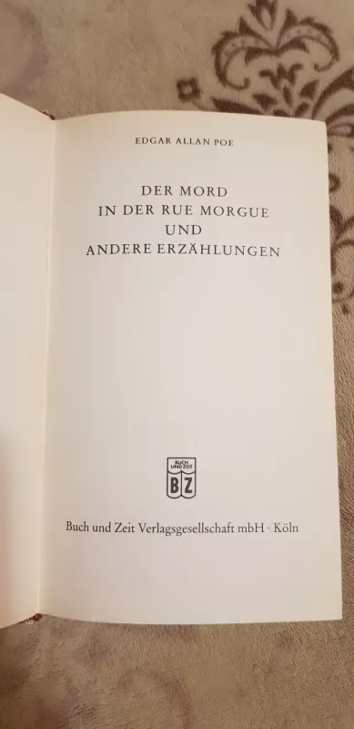 Erzählungen - Edgaras Barouzas, knyga 5