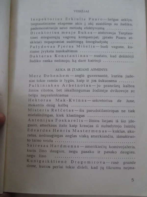 Žmogžudystė Kale traukinyje - Agatha Christie, knyga 4