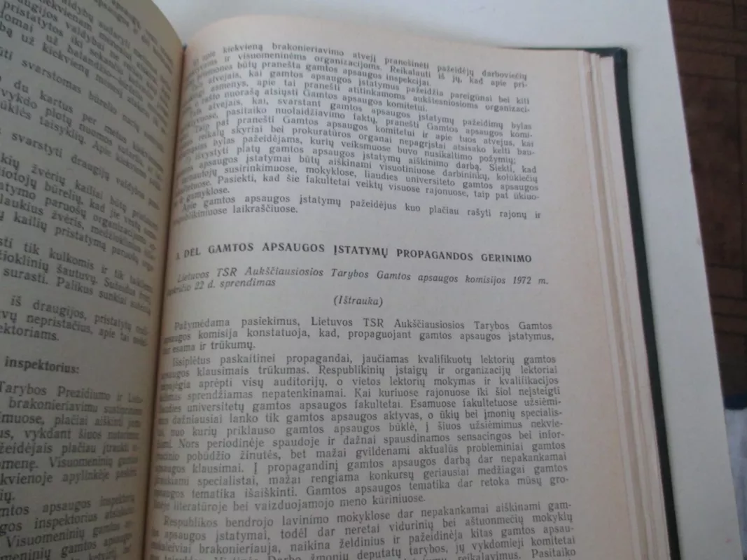 Gamtos apsauga. Normatyvinių aktų rinkinys - Autorių Kolektyvas, knyga 6