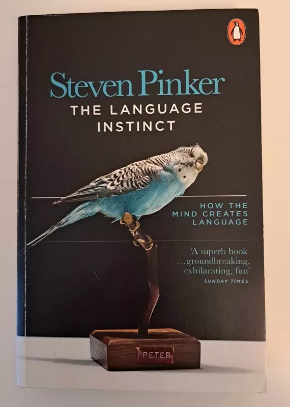 The Language Instinct: How the Mind Creates Language - Steven Pinker, knyga 3