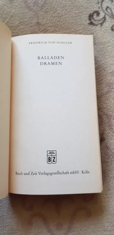 Balladen. Dramen - Friedrich von Shiller, knyga 5