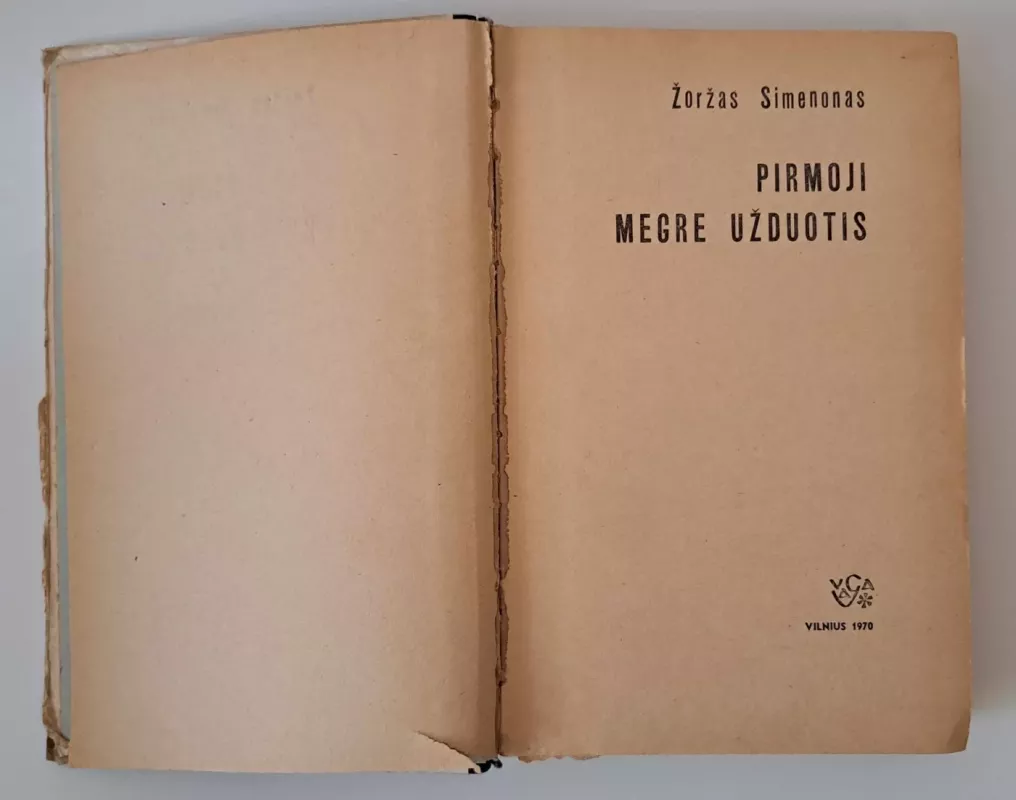 Pirmoji Megrė užduotis - Žoržas Simenonas, knyga 3