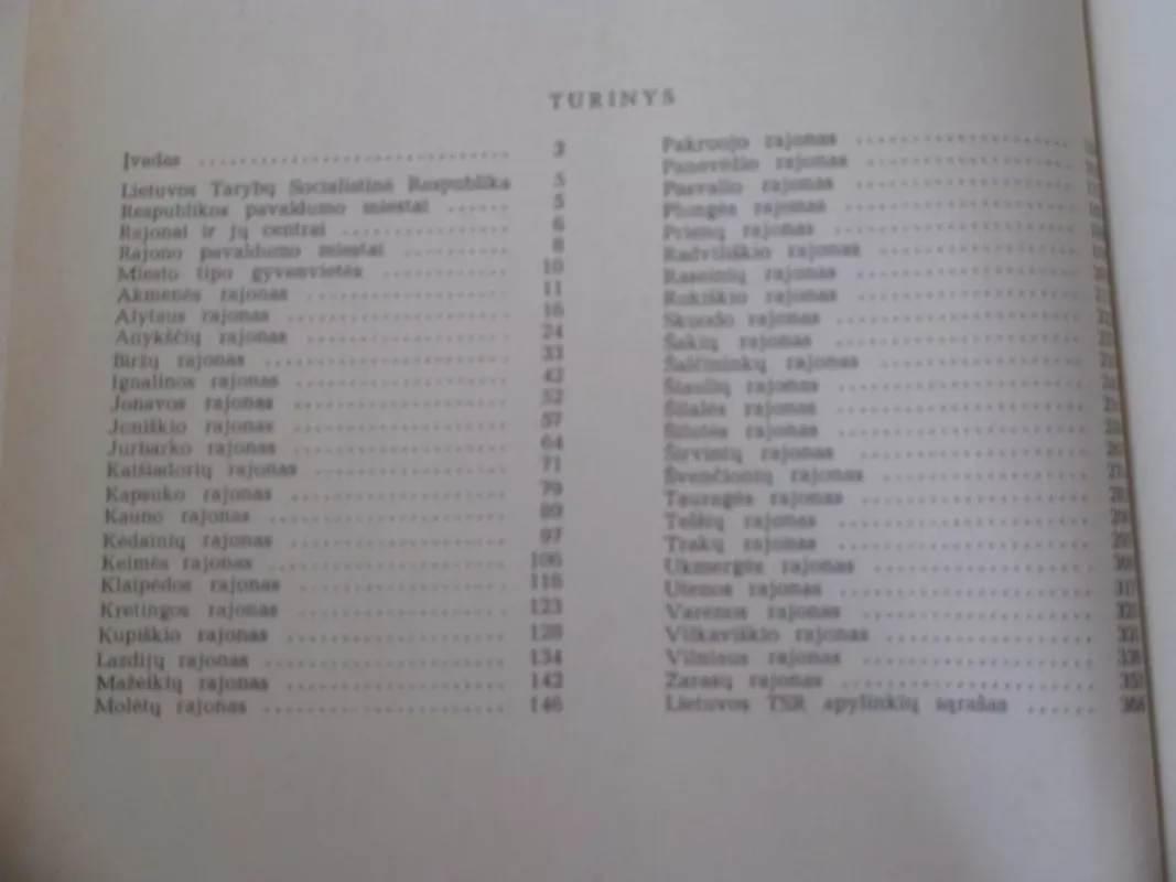 Lietuvos TSR administracinio-teritorinio suskirstymo žinynas (I dalis) - Zigmuntas Noreika, Vincentas  Stravinskas, knyga 4