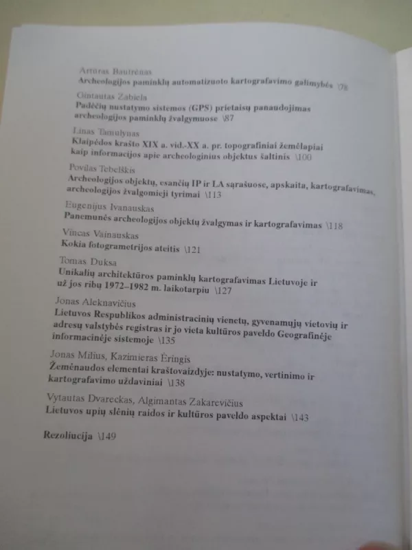 Lietuvos kultūros paveldo kartografiniai tyrimai: raida, būklė, perspektyva - Albinas Pilipaitis, knyga 6