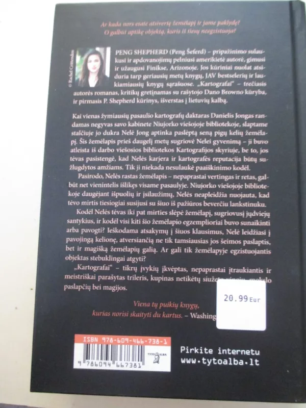 Kartografai - Peng Shepherd, knyga 3