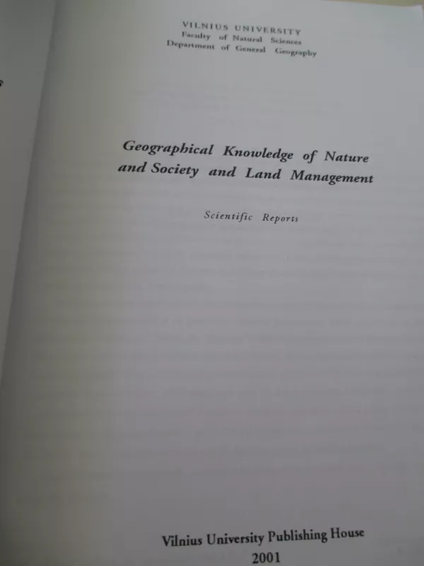 Gamtos bei visuomenės geografinis pažinimas ir krašto tvarkymas - Autorių Kolektyvas, knyga 3