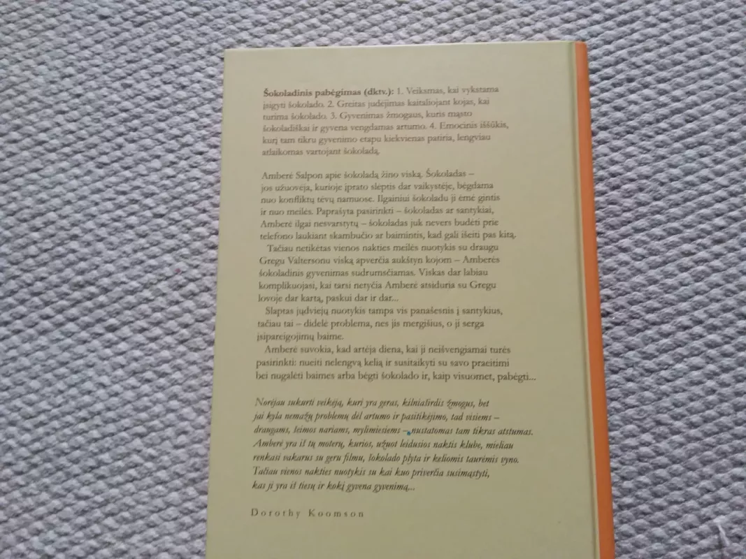 Šokoladinis pabėgimas - Dorothy Koomson, knyga 4