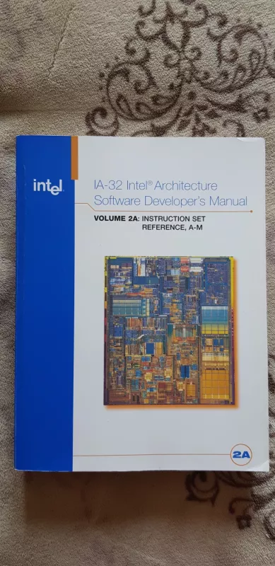 IA-32 Intel Architecture Software Developer's Manual (4 volumes) - Intel Intel, knyga 5