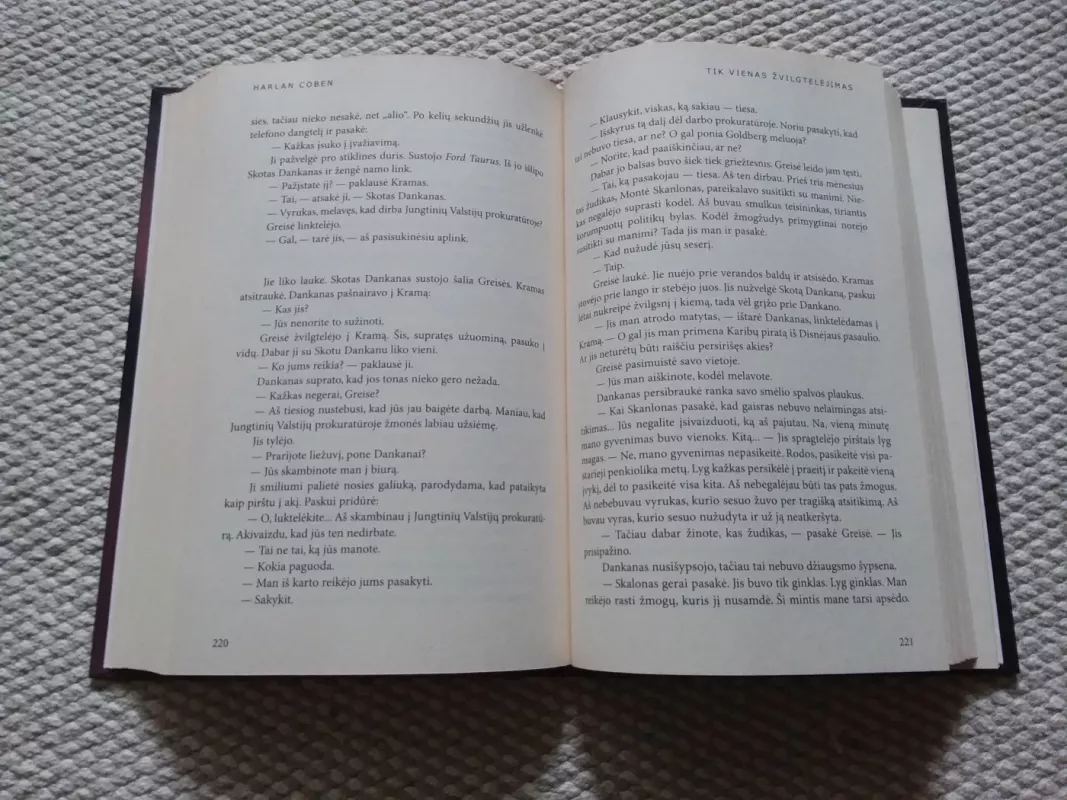 Tik vienas žvilgtelėjimas - Harlan Coben, knyga 3