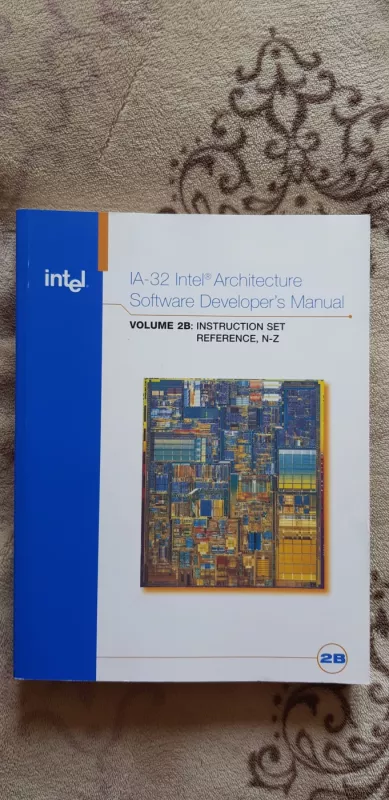 IA-32 Intel Architecture Software Developer's Manual (4 volumes) - Intel Intel, knyga 3