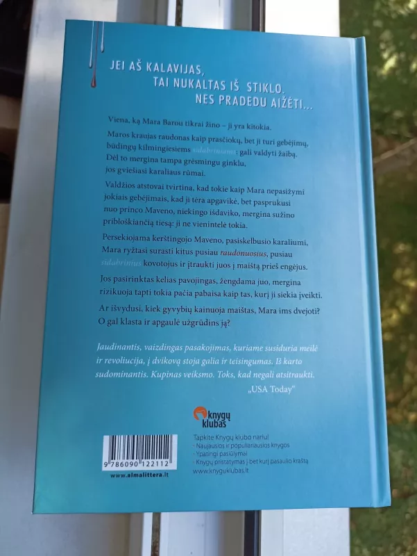 Stiklo kalavijas: antra „Raudonosios karalienės“ knyga - Victoria Aveyard, knyga 4