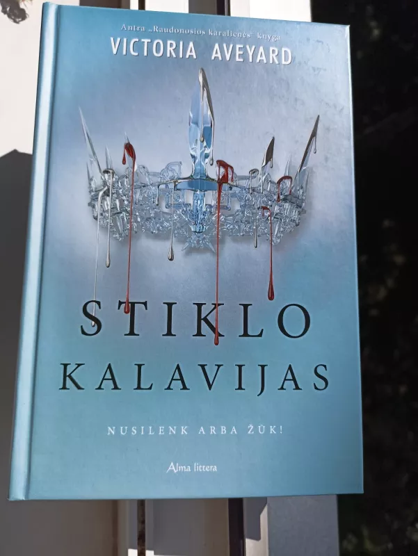 Stiklo kalavijas: antra „Raudonosios karalienės“ knyga - Victoria Aveyard, knyga 3