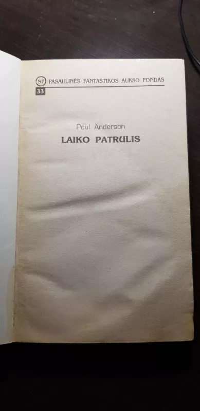 Laiko patrulis - Poul Anderson, knyga 3