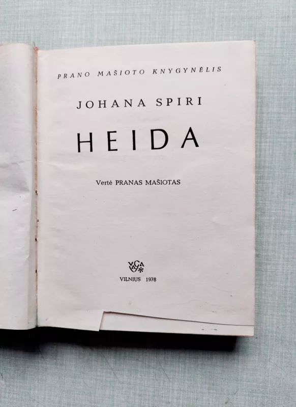 Heida - Johana Spiri, knyga 5