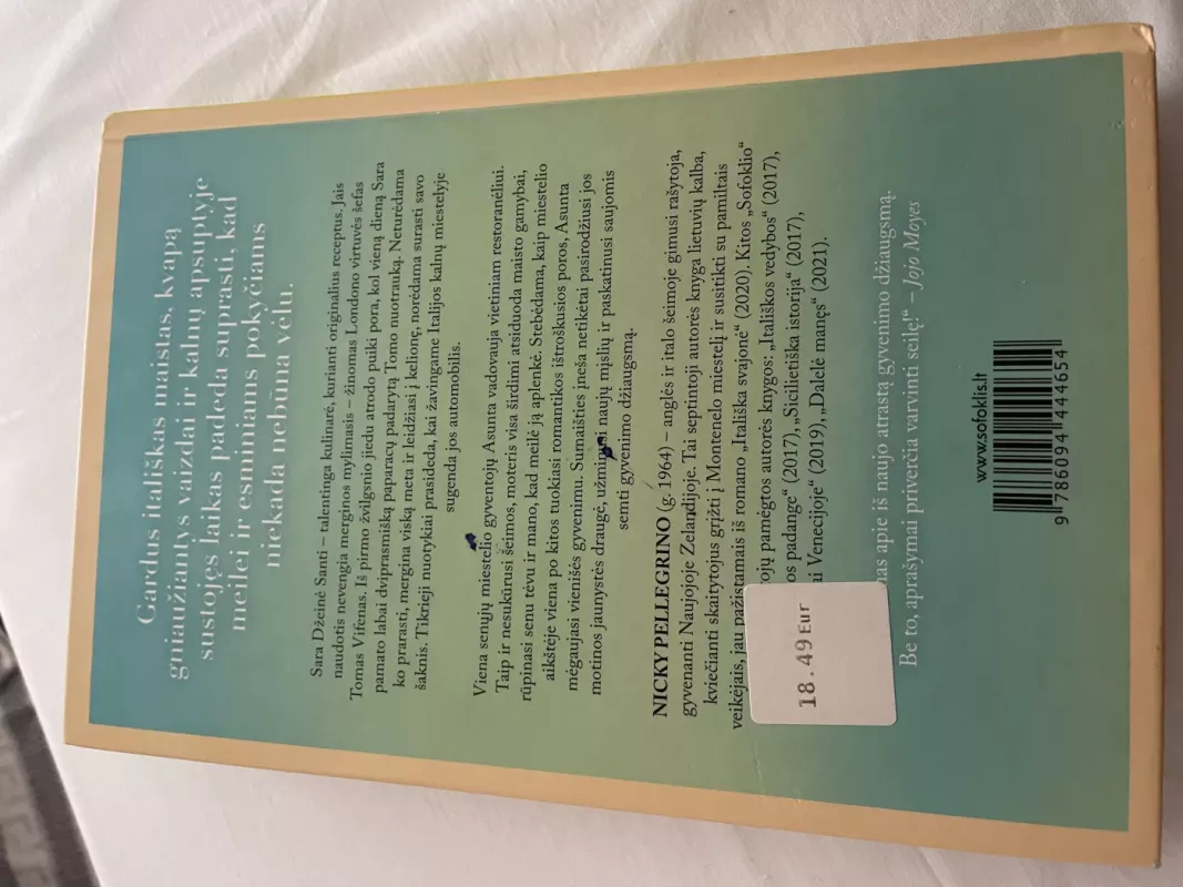 Į Italiją su meile - Nicky Pellegrino, knyga 3