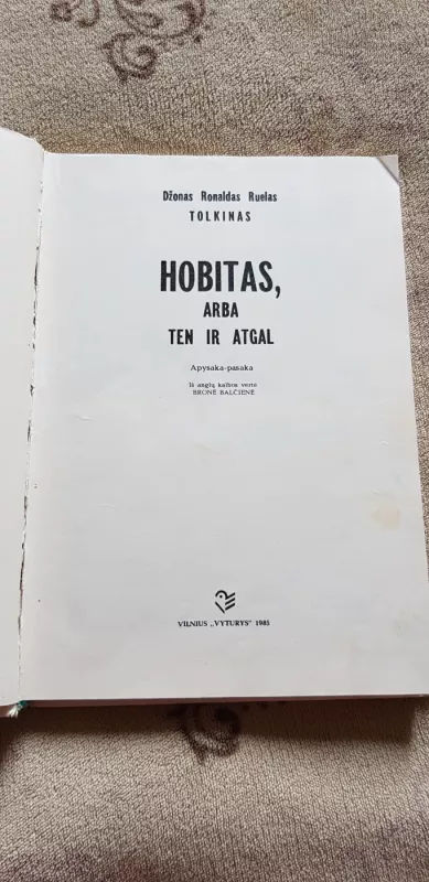 Hobitas, arba Ten ir atgal - J. R. R. Tolkien, knyga 4