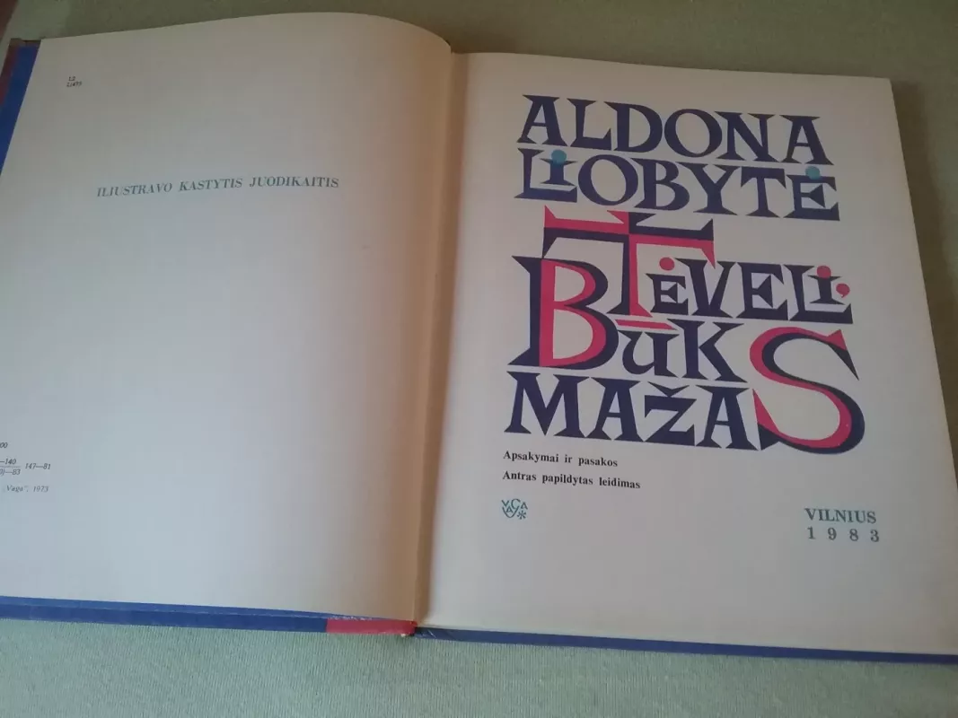 TĖVELI,BŪK MAŽAS - Aldona Liobytė, knyga 4