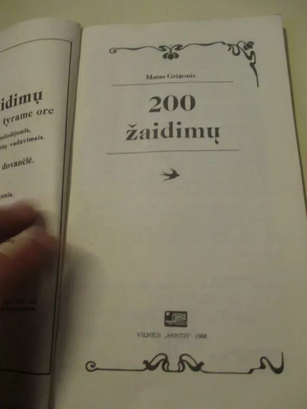 200 žaidimų - Matas Grigonis, knyga 3