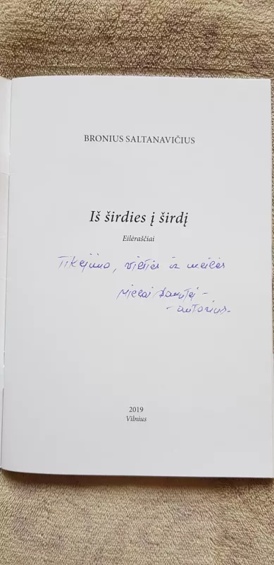Iš širdies į širdį - Bronius Saltanavičius, knyga 3