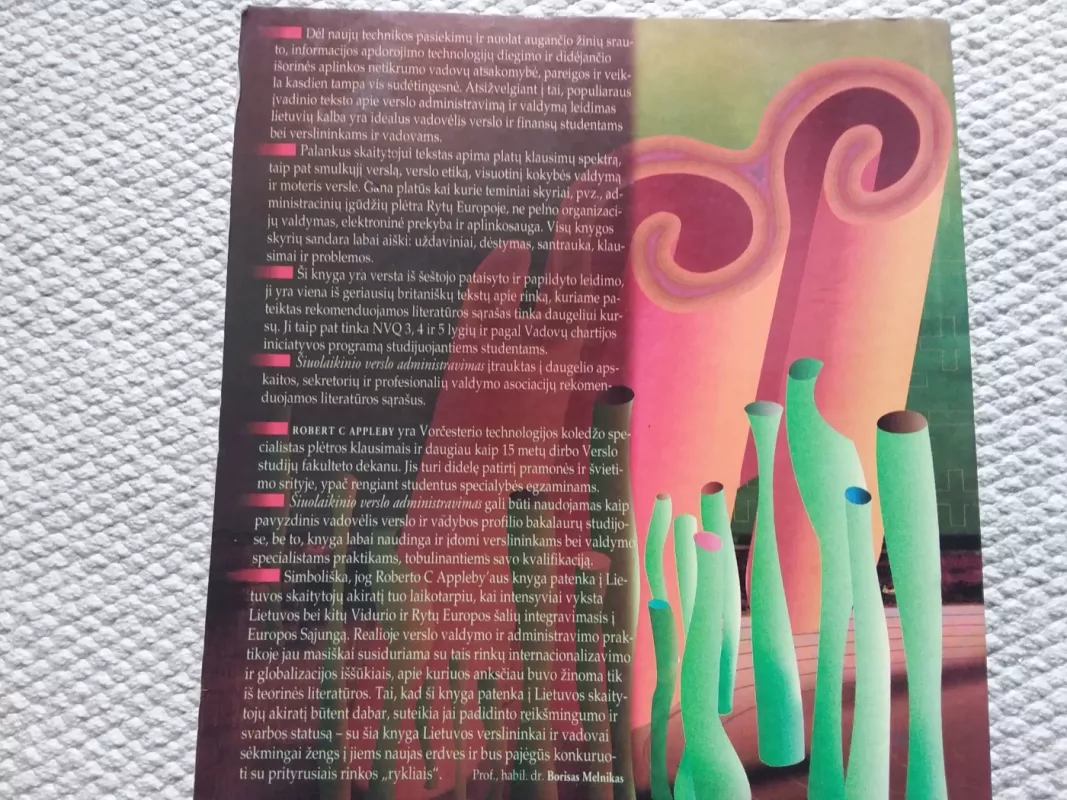 Šiuolaikinio verslo administravimas - Robert C. Appleby, knyga 6