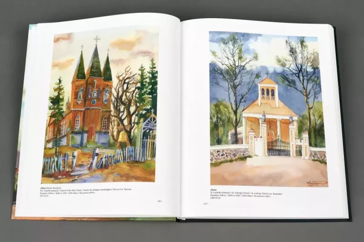 Lietuvos bažnyčios Antano Krištopaičio akvarelėse - Autorių Kolektyvas, knyga 3