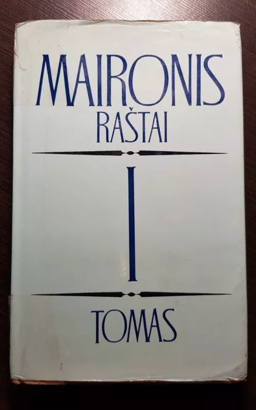 Raštai (I tomas) -  Maironis, knyga 2