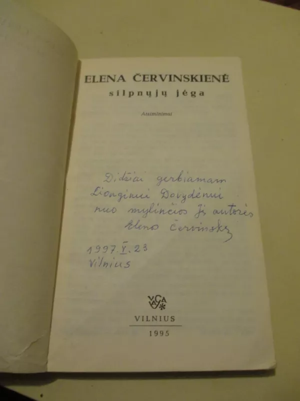 Silpnųjų jėga - Elena Červinskienė, knyga 3