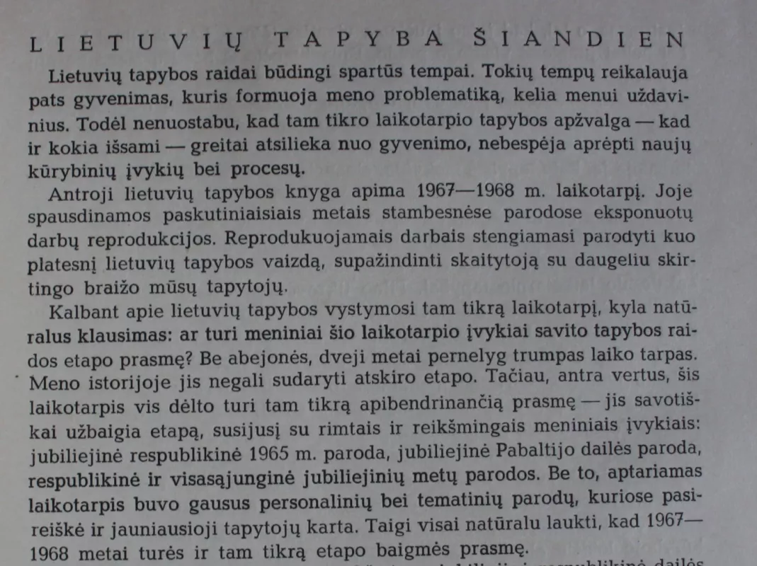 Tapyba - Vytautas Kisarauskas, knyga 4