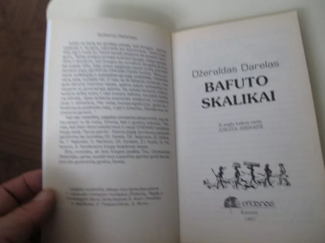 Bafuto skalikai - Džeraldas Darelas, knyga 3