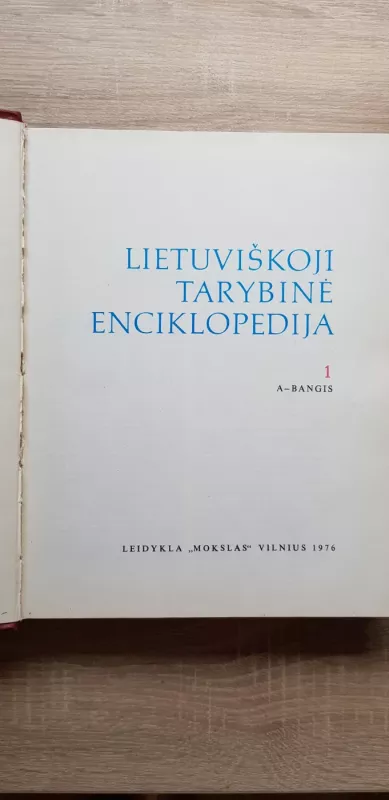 Lietuviškoji tarybinė enciklopedija - Autorių Kolektyvas, knyga 3