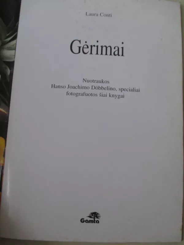 Gėrimai - Laura Conti, knyga 4