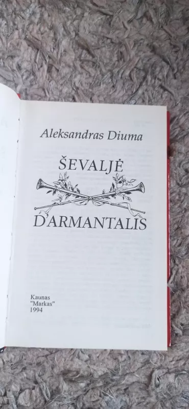 Ševaljė D'Armantalis - Aleksandras Diuma, knyga 3