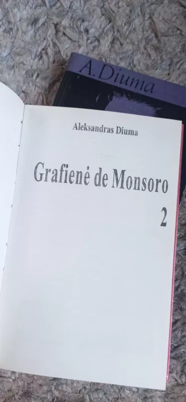 Grafienė de Monsoro (2 tomai) - Aleksandras Diuma, knyga 6