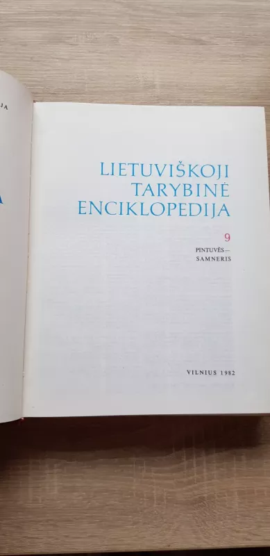 Lietuviškoji tarybinė enciklopedija  9 T. - V. Albisetti, knyga 4