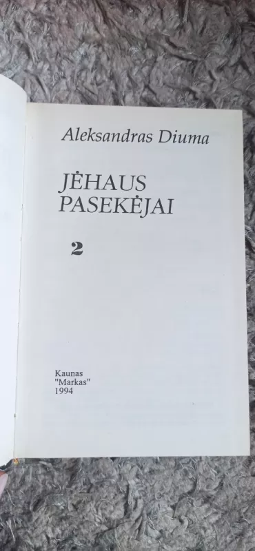 Jėhaus pasekėjai (2 tomai) - Aleksandras Diuma, knyga 5