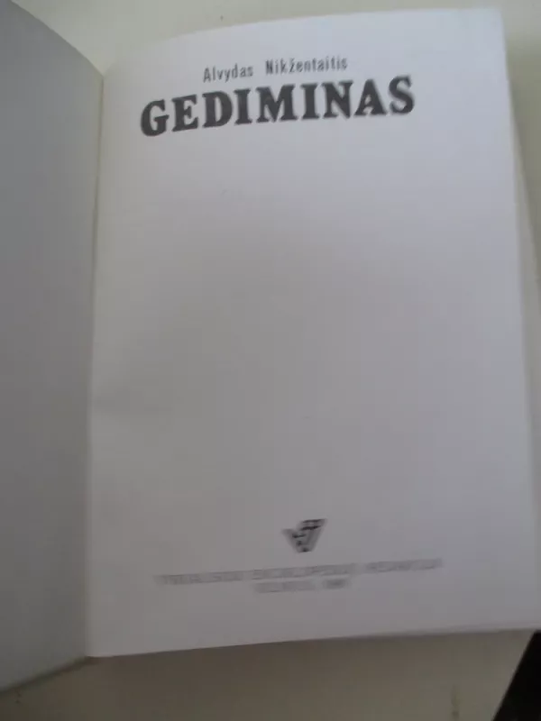 Gediminas - Alvydas Nikžentaitis, knyga 3