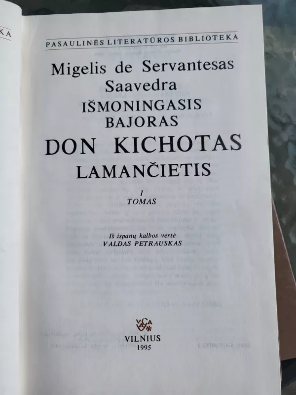 Don Kichotas - Migelis Servantesas, knyga 2