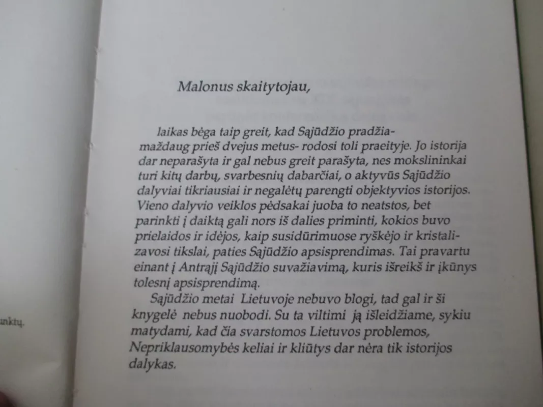 Atgavę viltį - Vytautas Landsbergis, knyga 4
